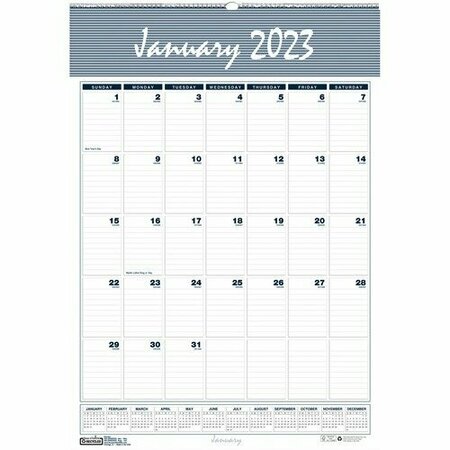 DOOLITTLE 331HD RECYCLED BAR HARBOR WIREBOUND MONTHLY WALL CALENDAR, 8.5 X 11, 2021 HOD331HD